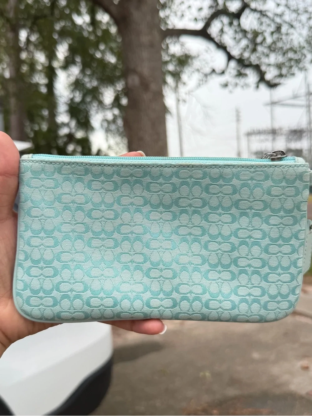 Vintage Coach Soho Teal Blue
